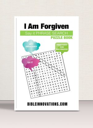 "I Am Forgiven" Say It Phrase Search Puzzle Book